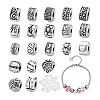 Alloy European Style Clasps PDLC-PH0001-02AS-6