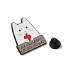 Cat Shape Enamel Pins JEWB-P039-11EB-05-3