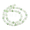Electroplate Glass Beads Strands EGLA-D300-06-6mm-23-3