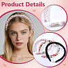 Silk From Silkworms Hair Bands OHAR-WH0033-019A-3