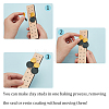 Basswood Plywood Stud Earring Assembly Baking Sealing Resin Coating Jig Support WOOD-WH0125-02-4