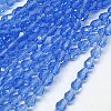 Glass Beads Strands EGLA-E010-8x12mm-02-2