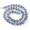 Synthetic Moonstone Beads Strands X-G-R375-6mm-B03-2