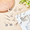 8 Pairs 8 Style Medicine Theme Alloy Dangle Earrings for Women EJEW-AN0003-57-7