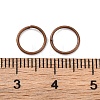 Brass Open Jump Rings KK-G514-01L-R-3