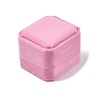 Square Velvet Ring Boxes VBOX-WH0002-01E-1