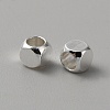 Cube Brass Beads LS-KK-WH0081-64C-2
