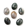 Natural Indian Agate Cabochons G-G145-01B-34-1