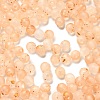 Frosted Transparent Acrylic Beads OACR-F013-12E-1