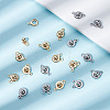 20 Sets 2 Colors 201 Stainless Steel Snap Clasps STAS-SC0004-14-4