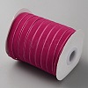 50 Yards Polyester Single Face Velvet Ribbon OCOR-WH0082-161A-2