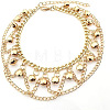 Bohemian Bell Alloy Tassel Anklets for Women FS-WG4DBF7-01-4