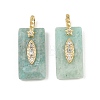 Natural Amazonite Faceted Pendants GG-CBA4154-06G-02-1