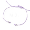 Natural Dyed White Jade Braided Bead Bracelets BJEW-JB09823-03-3