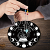 1Pc Chakra Gemstones Dowsing Pendulum Pendants FIND-CN0001-15I-7