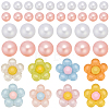 16Pcs Translucent Resin Cabochons RESI-SP0001-66-7