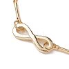 Brass Bar Link Chain Bracelets BJEW-JB10503-3