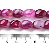 Natural Banded Agate Beads Strands G-G172-01K-5