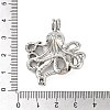 Alloy Bead Cage Pendants FIND-M012-01M-P-3