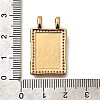 Brass Micro Pave Cubic Zirconia Pendants KK-U055-06B-02-3