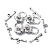 Tibetan Style Alloy Toggle Clasps X-LF5098Y-NF-3