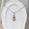 European Minimalist CCB Plastic Pendant Iron Cable Chain Necklace for Women and Girls WF8696-1-1