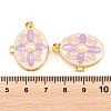 Brass Locket Pendants KK-D232-11G-01-3