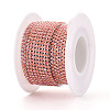 Iron & ABS Imitation Pearl Cup Chains CH-T007-01A-07-2