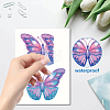 16 Sheets 8 Styles Waterproof PVC Wall Stickers DIY-WH0345-016-3