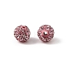 Polymer Clay Rhinestone Beads RB-H284-6MM-223-3