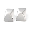 304 Stainless Steel Stud Earring EJEW-H116-01D-P-1