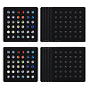 Acrylic Stud Earring Organizer Display Cards CDIS-WH0020-40A-02-1