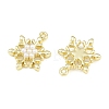 Alloy & ABS Plastic Pearl Pendants PL-CBAF039-01G-2