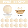 150Pcs Unfinished Wood Beads WOOD-PA0001-83A-2