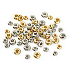 60Pcs 4 Styles Column Brass Beads KK-TA0009-07-2