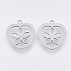 Non-Tarnish 201 Stainless Steel Pendants STAS-T044-110P-1