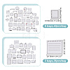 AHADERMAKER 9 Bags Study Theme Paper DIY Decorative Stickers DIY-GA0005-41-2