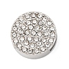 304 Stainless Steel Rhinestone Slide Charms STAS-P421-04B-P-1