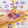 48Pcs 12 Style 201 Stainless Steel Filigree Pendants STAS-BY0001-21-7