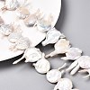 Natural Baroque Keshi Pearl Beads Strands PEAR-S018-06F-1