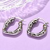 Brass Hoop Earrings EJEW-Q015-12A-P-4