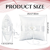 Satin Ring Pillow Cushion Bearer RDIS-WH0019-07-2