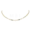 304 Stainless Steel with Natural Mixed Gemstone Pendant Necklaces NJEW-JN06653-03-4