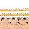 Electroplate Glass Beads Strands EGLA-A044-T2mm-L03-4