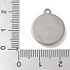 304 Stainless Steel Pendants STAS-L277-02B-P-3