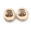 Alloy Spring Cord Locks FIND-WH0110-063G-1