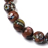 Handmade Millefiori Lampwork Beads Strands LAMP-G166-12A-3