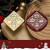 Christmas Theme Wax Seal Brass Stamp Head TOOL-R125-04D-1