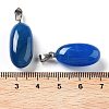 Natural Agate Dyed Pendants G-Q016-03G-3