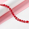 Transparent Glass Beads Strand GLAA-F112-02C-2